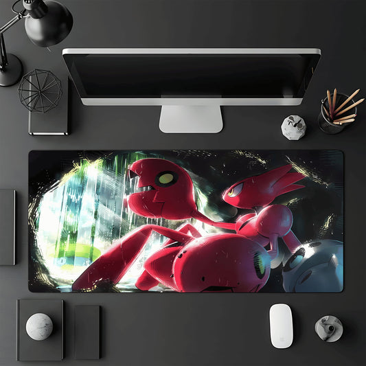 Tapis de jeu Pokémon TCG 60x30 cm avec une illustration du Pokémon Cizayox.