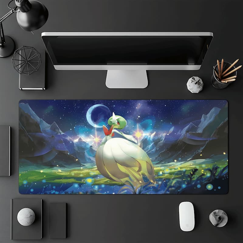 Tapis de jeu Pokémon TCG 60x30 cm illustré par le Pokémon Gardevoir.