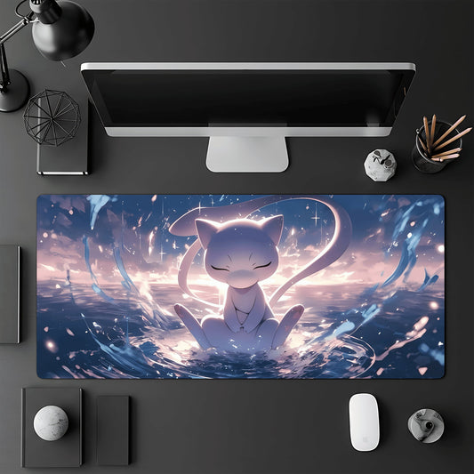 Tapis de jeu Pokémon TCG 60x30 cm illustré par le Pokémon fabuleux Mew.